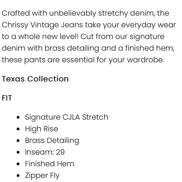 CJLA Chrissy Classic Vintage Jeans - Picture 4 of 6